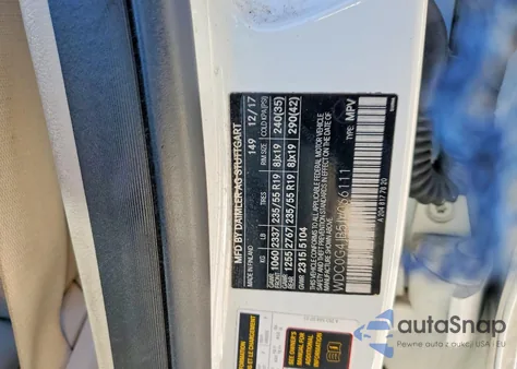 2018 Mercedes-Benz Glc 300 z USA, uszkodzony, nr VIN WDC0G4JB5JV066111